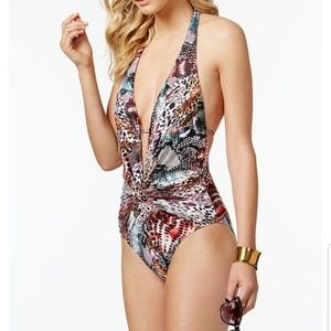 Kenneth Cole python Print One Piece